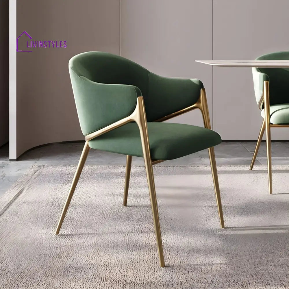 Xylina Metal Dining Chair | Stainless Steel