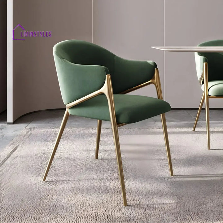 Xylina Metal Dining Chair | Stainless Steel