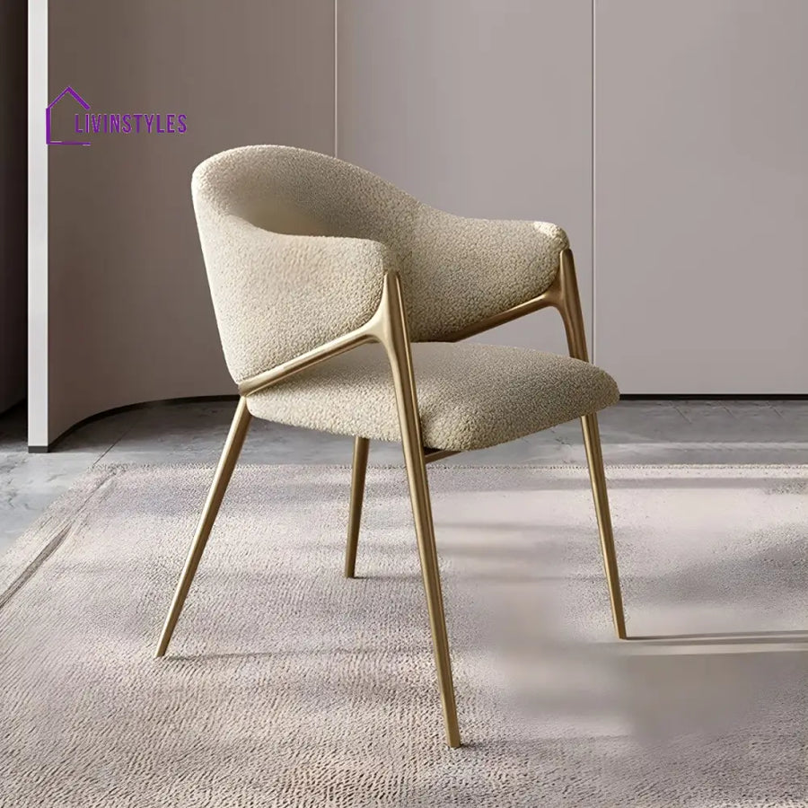 Xylina Metal Dining Chair | Stainless Steel