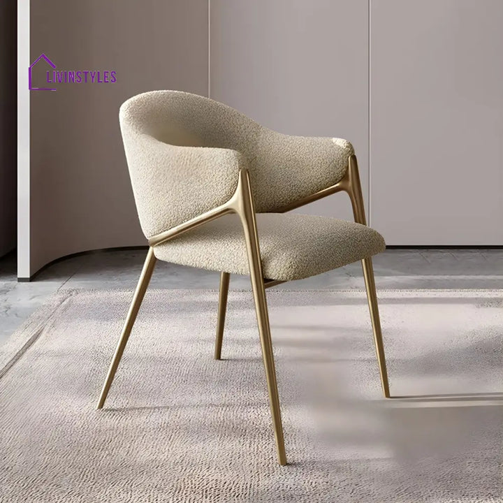 Xylina Metal Dining Chair | Stainless Steel