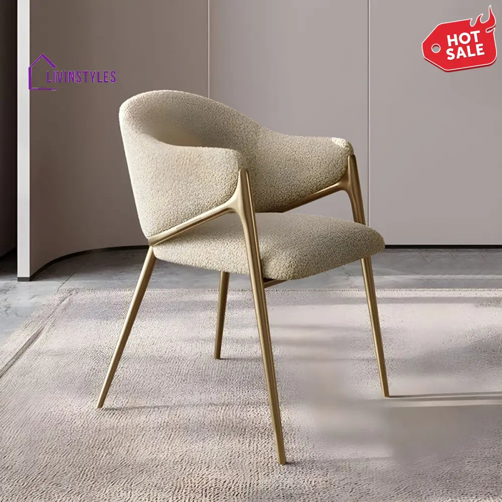 Xylina Metal Dining Chair | Stainless Steel