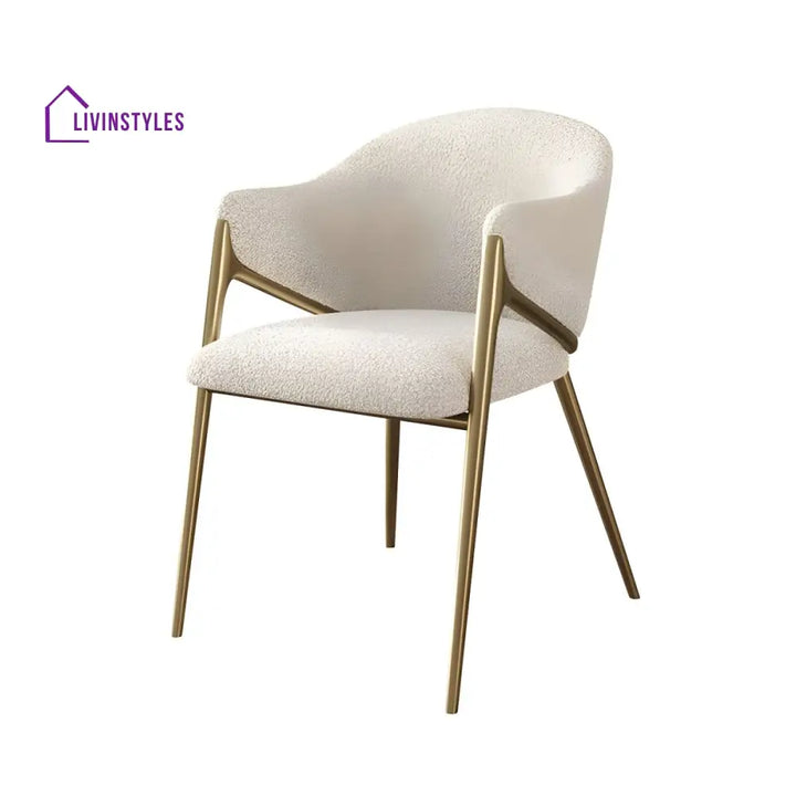 Xylina Metal Dining Chair | Stainless Steel