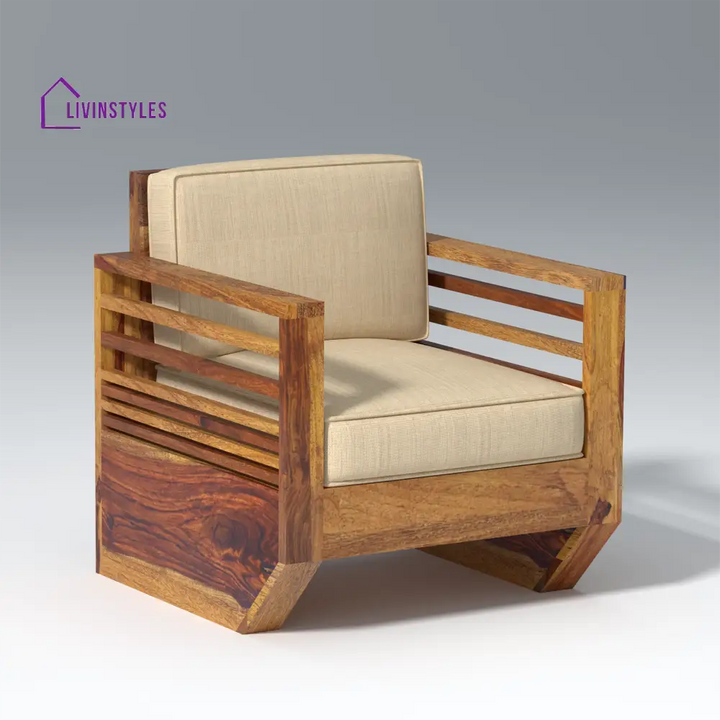 Yana Sheesham Wood Sofa In Light Honey sofa
