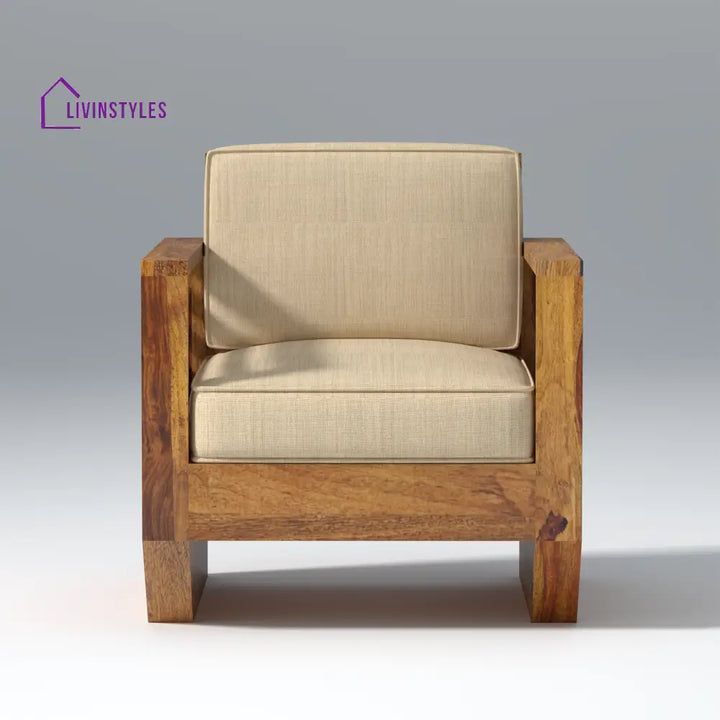 Yana Sheesham Wood Sofa In Light Honey sofa