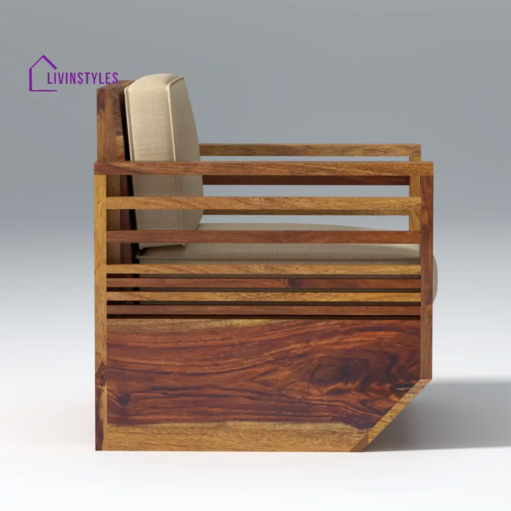 Yana Sheesham Wood Sofa In Light Honey sofa