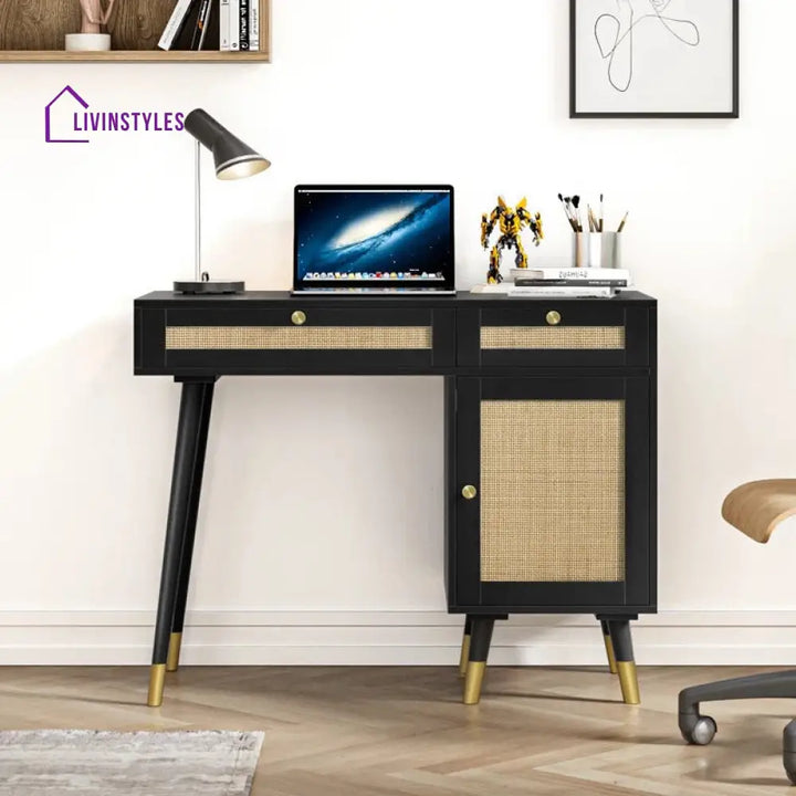 Yana Solid Wood Study Table for Students