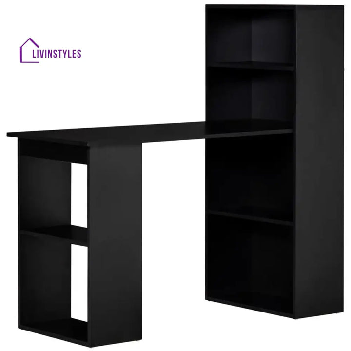Yanina Black Study Table for Students