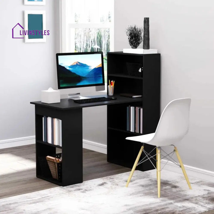 Yanina Black Study Table for Students