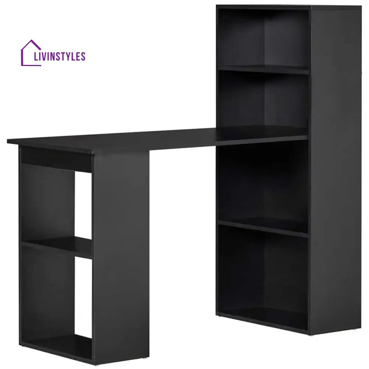 Yanina Black Study Table for Students