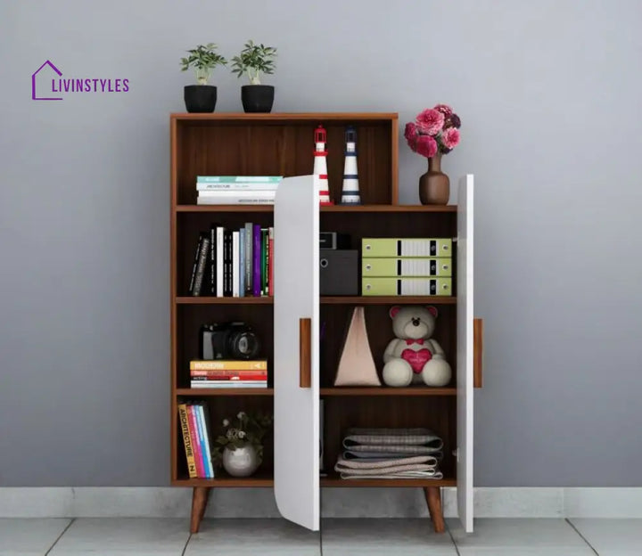 Yanina Book Shelf with Storage