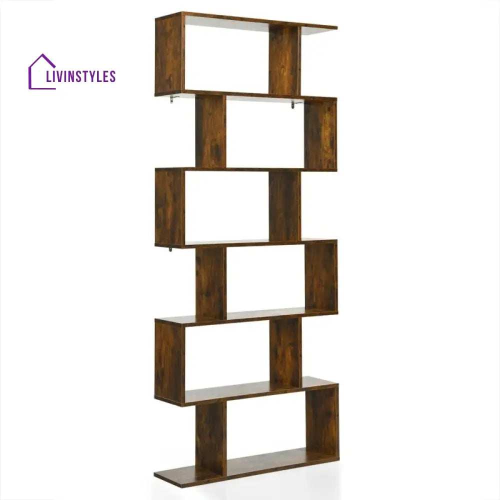 Yanina Engineered Wood Bookshelves | Bookshelf for Living Room | Bedroom | Drawing Room | Study Room