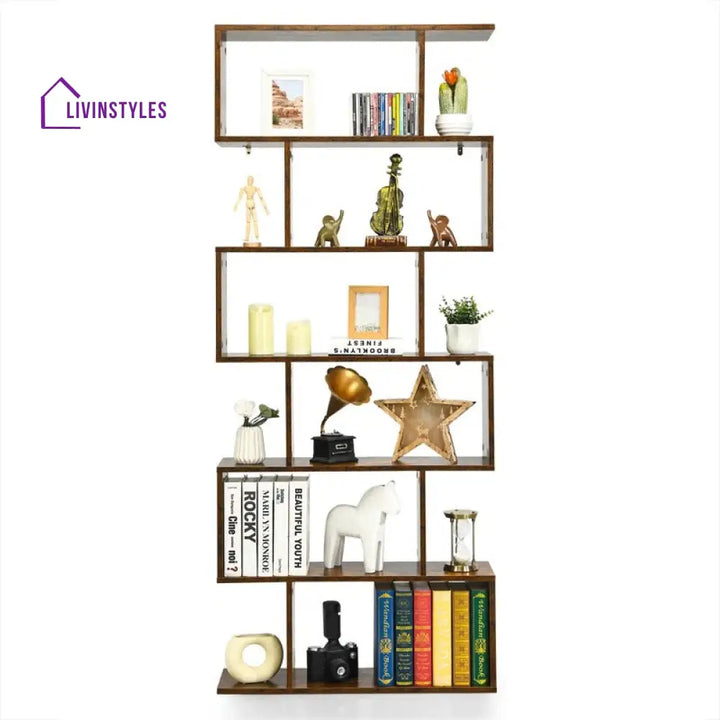 Yanina Engineered Wood Bookshelves | Bookshelf for Living Room | Bedroom | Drawing Room | Study Room
