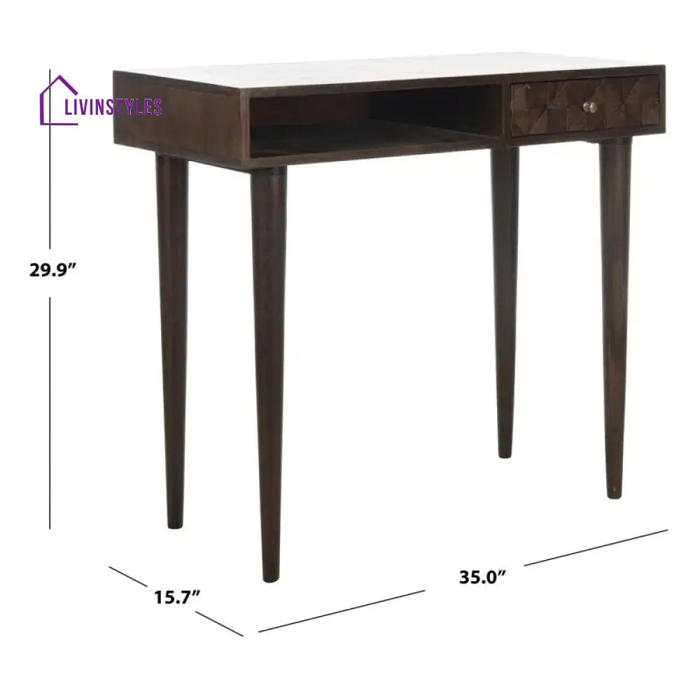 Yaroslav Solid Sheesham Wood Study Table for Students