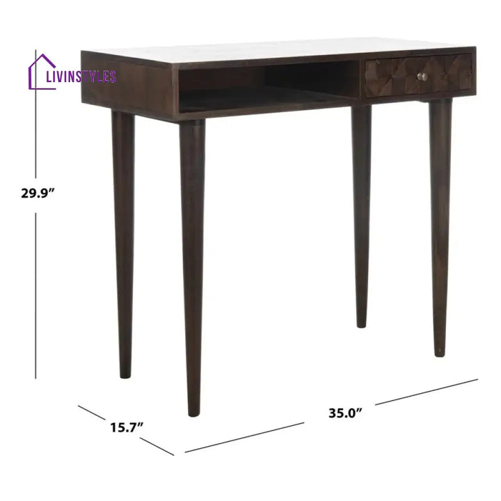 Yaroslav Solid Sheesham Wood Study Table for Students