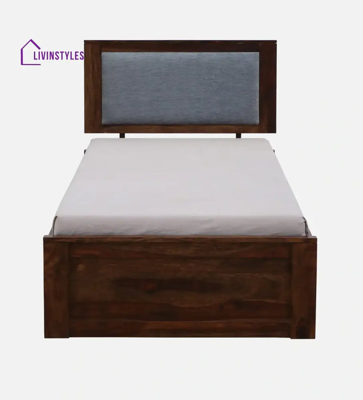 Mukund Sheesham Wood Single Bed With Storage Bedroom Furniture Sets