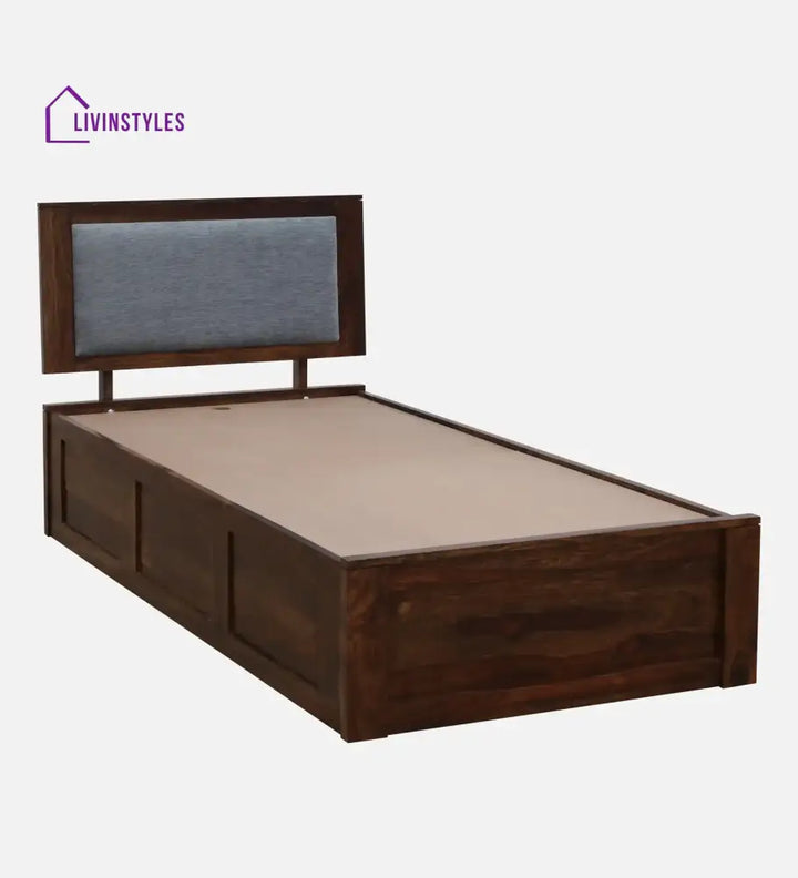 Mukund Sheesham Wood Single Bed With Storage Bedroom Furniture Sets