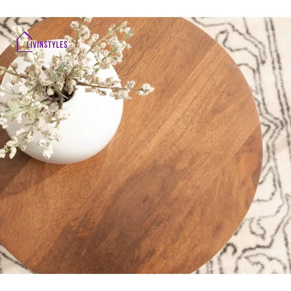Yash Solid Wood Drink Table | End Table | Side Table for Living Room