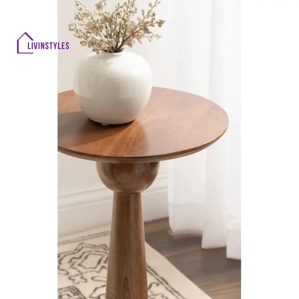 Yash Solid Wood Drink Table | End Table | Side Table for Living Room