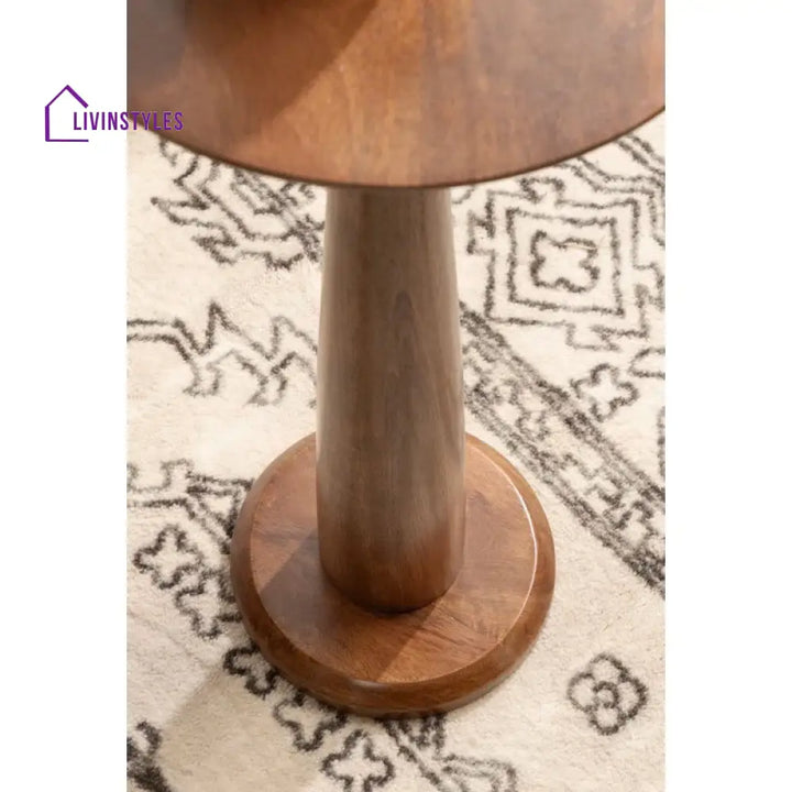 Yash Solid Wood Drink Table | End Table | Side Table for Living Room
