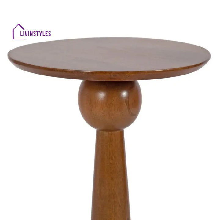 Yash Solid Wood Drink Table | End Table | Side Table for Living Room