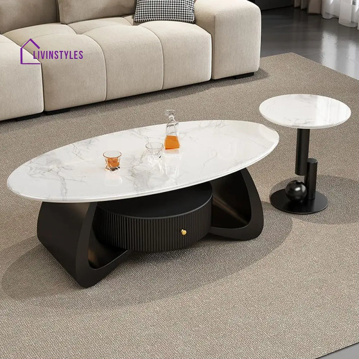 Yash Stainless Steel Frame Coffee Table for Living Room