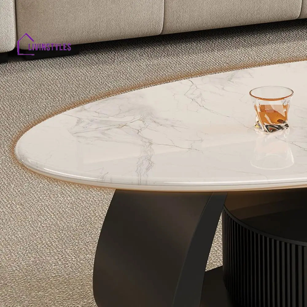 Yash Stainless Steel Frame Coffee Table for Living Room