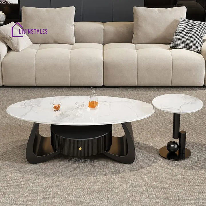 Yash Stainless Steel Frame Coffee Table for Living Room