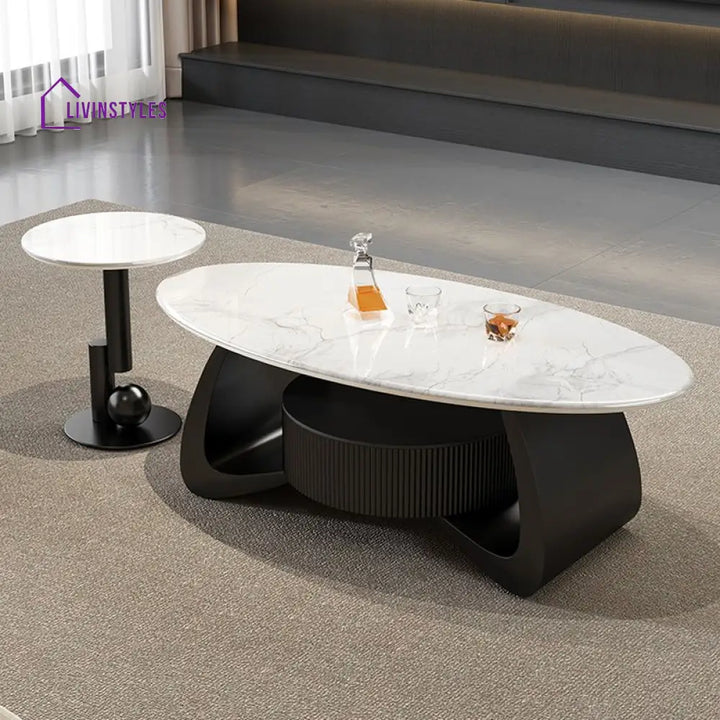 Yash Stainless Steel Frame Coffee Table for Living Room