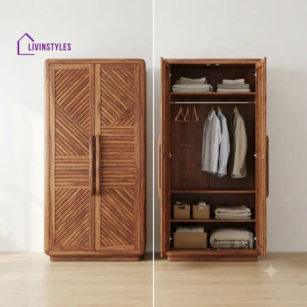 Yashasvi Wooden Wardrobe for Clothes | Cupboard for Clothes