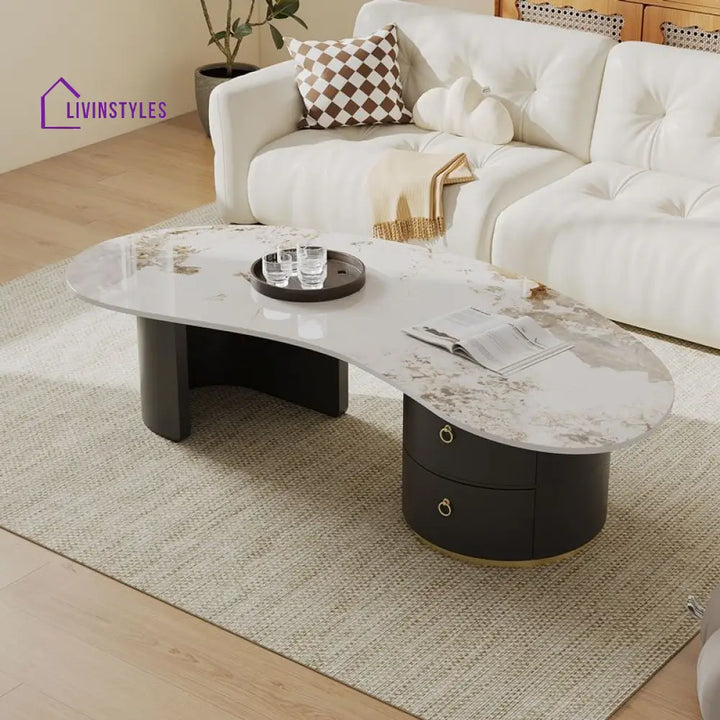Yashica Stainless Steel Frame Coffee Table for Living Room
