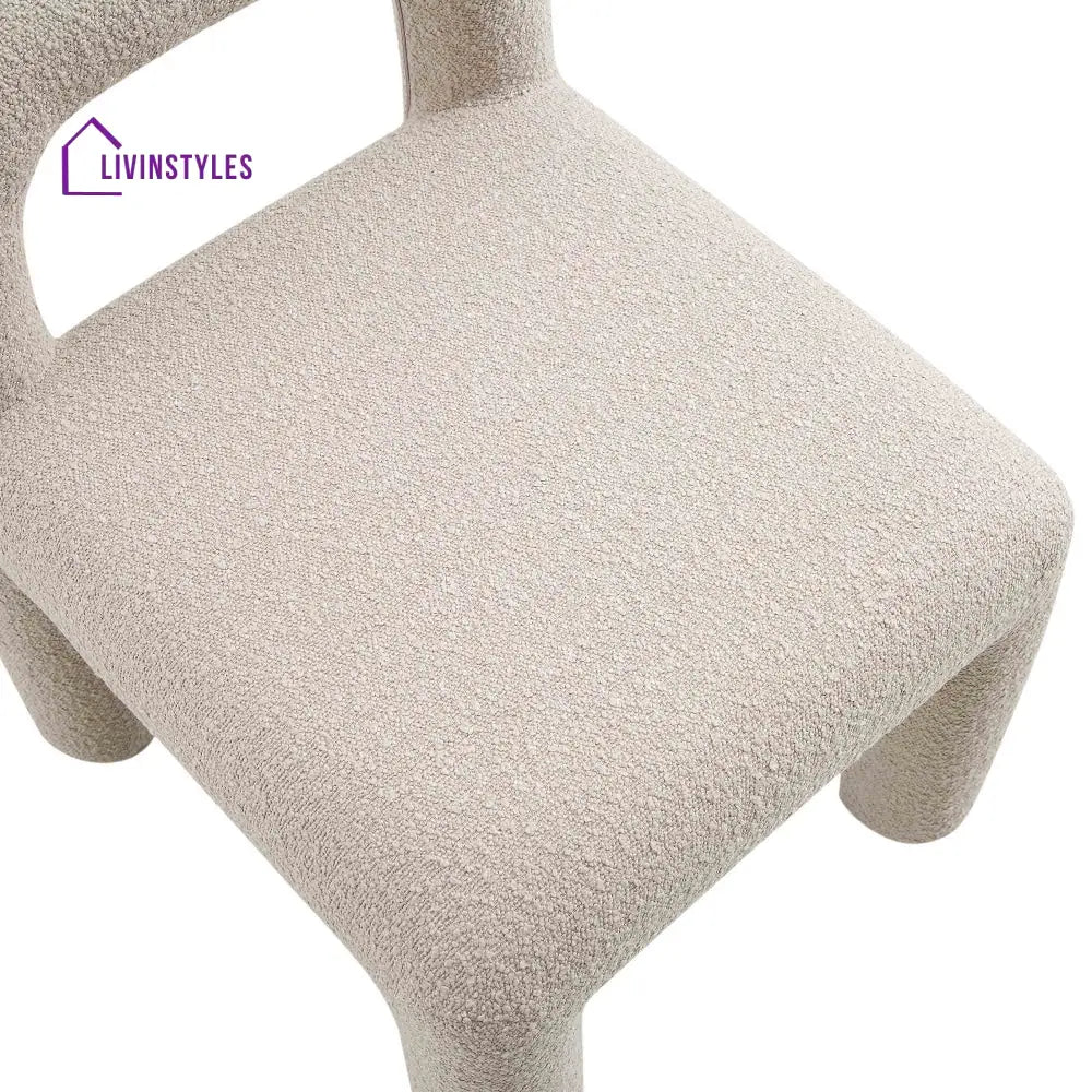 Libby Light Taupe Boucle Dining Chair Dining Chairs