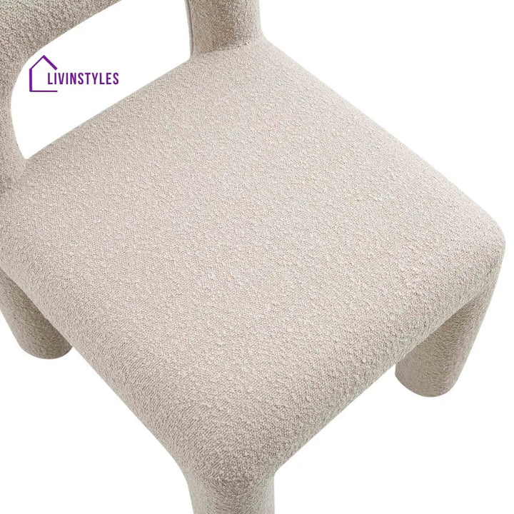 Libby Light Taupe Boucle Dining Chair Dining Chairs