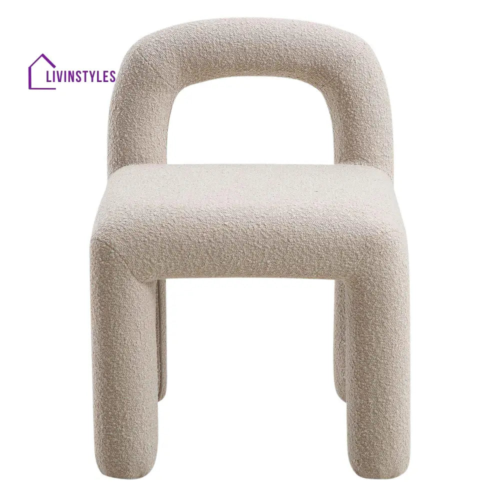 Libby Light Taupe Boucle Dining Chair Dining Chairs