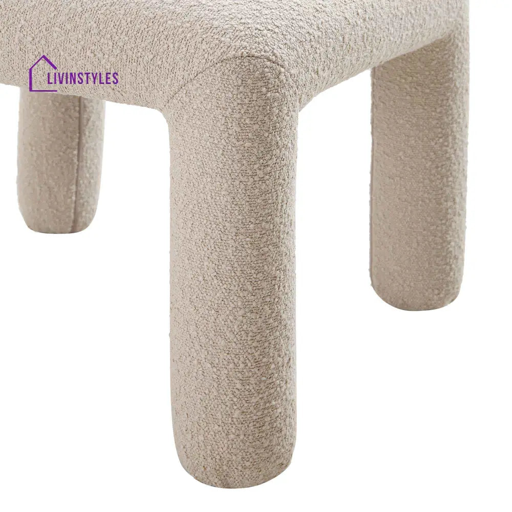 Libby Light Taupe Boucle Dining Chair Dining Chairs