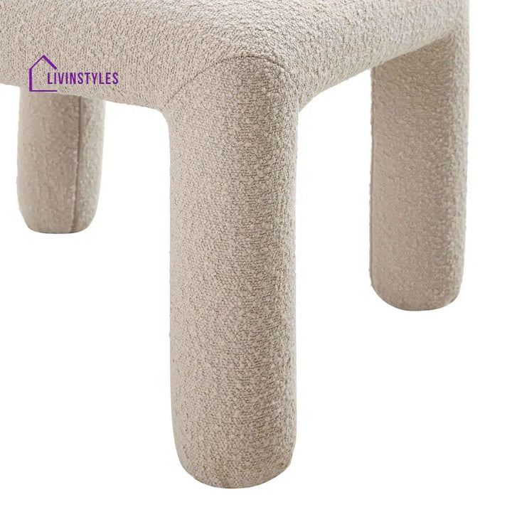 Libby Light Taupe Boucle Dining Chair Dining Chairs