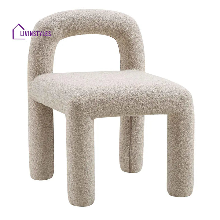 Libby Light Taupe Boucle Dining Chair Dining Chairs