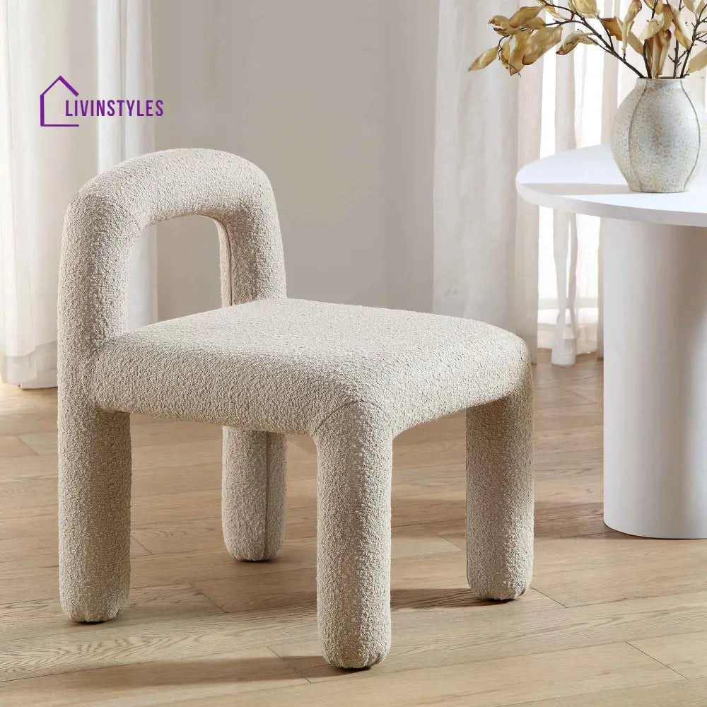 Libby Light Taupe Boucle Dining Chair Dining Chairs