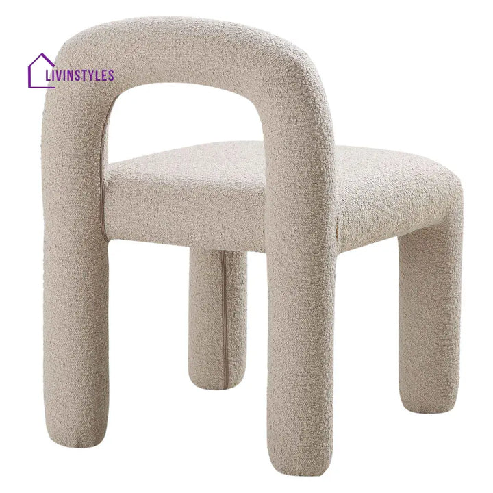 Libby Light Taupe Boucle Dining Chair Dining Chairs