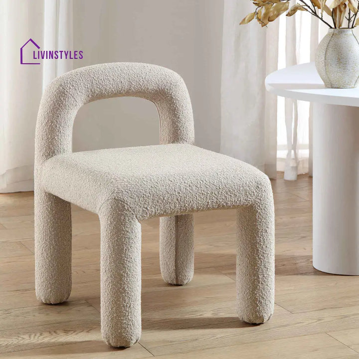 Libby Light Taupe Boucle Dining Chair Dining Chairs