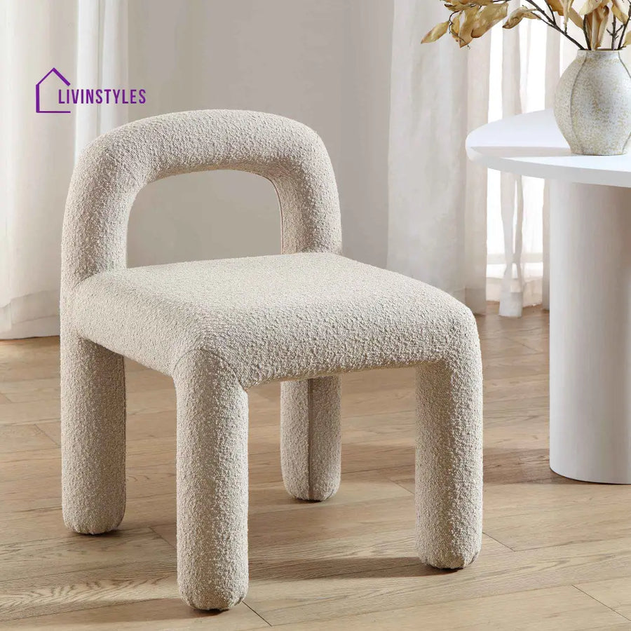 Libby Light Taupe Boucle Dining Chair Dining Chairs