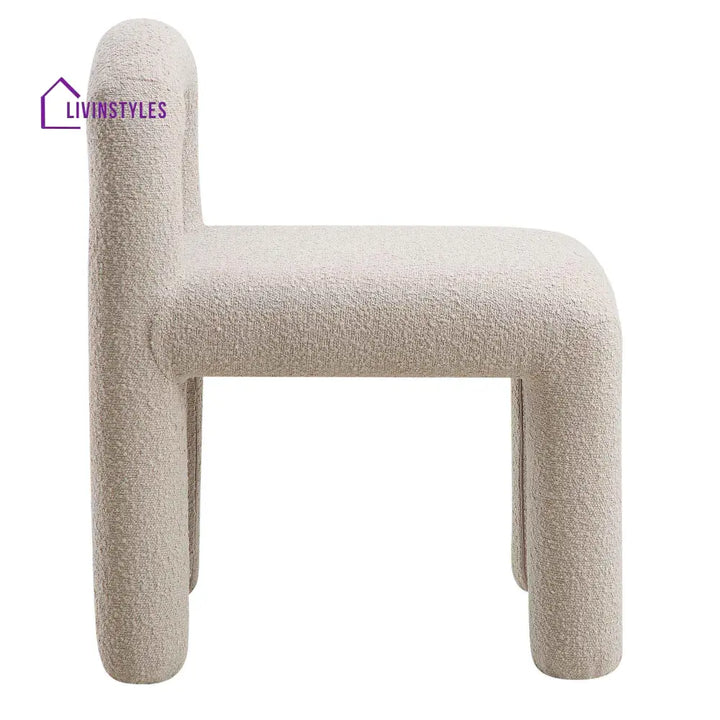 Libby Light Taupe Boucle Dining Chair Dining Chairs