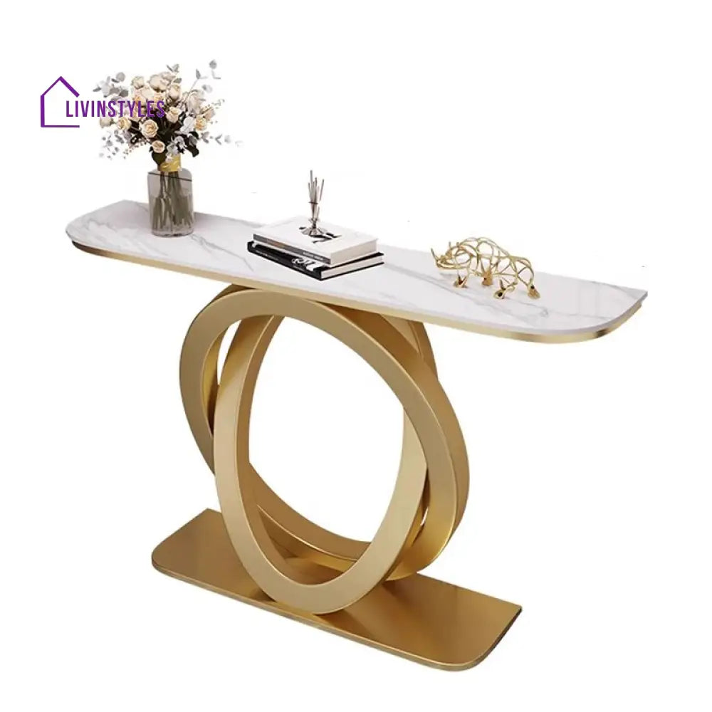 Yayin Stainless Steel Living Room Console Table