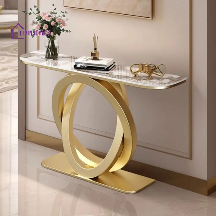 Yayin Stainless Steel Living Room Console Table