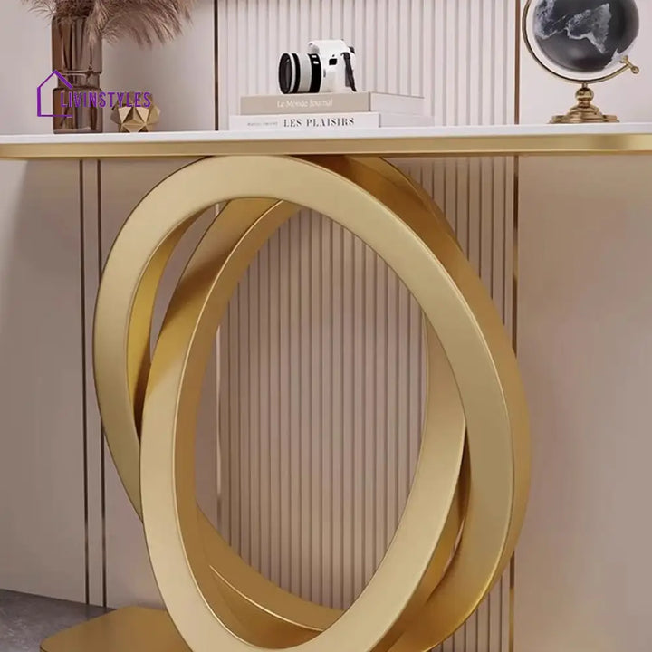 Yayin Stainless Steel Living Room Console Table