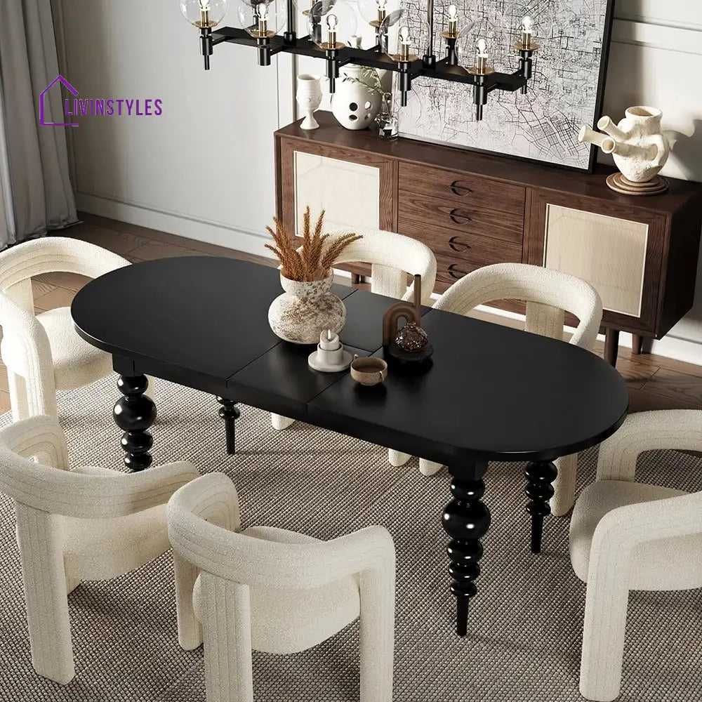 Yelena Boucle Fabric Dining Chair