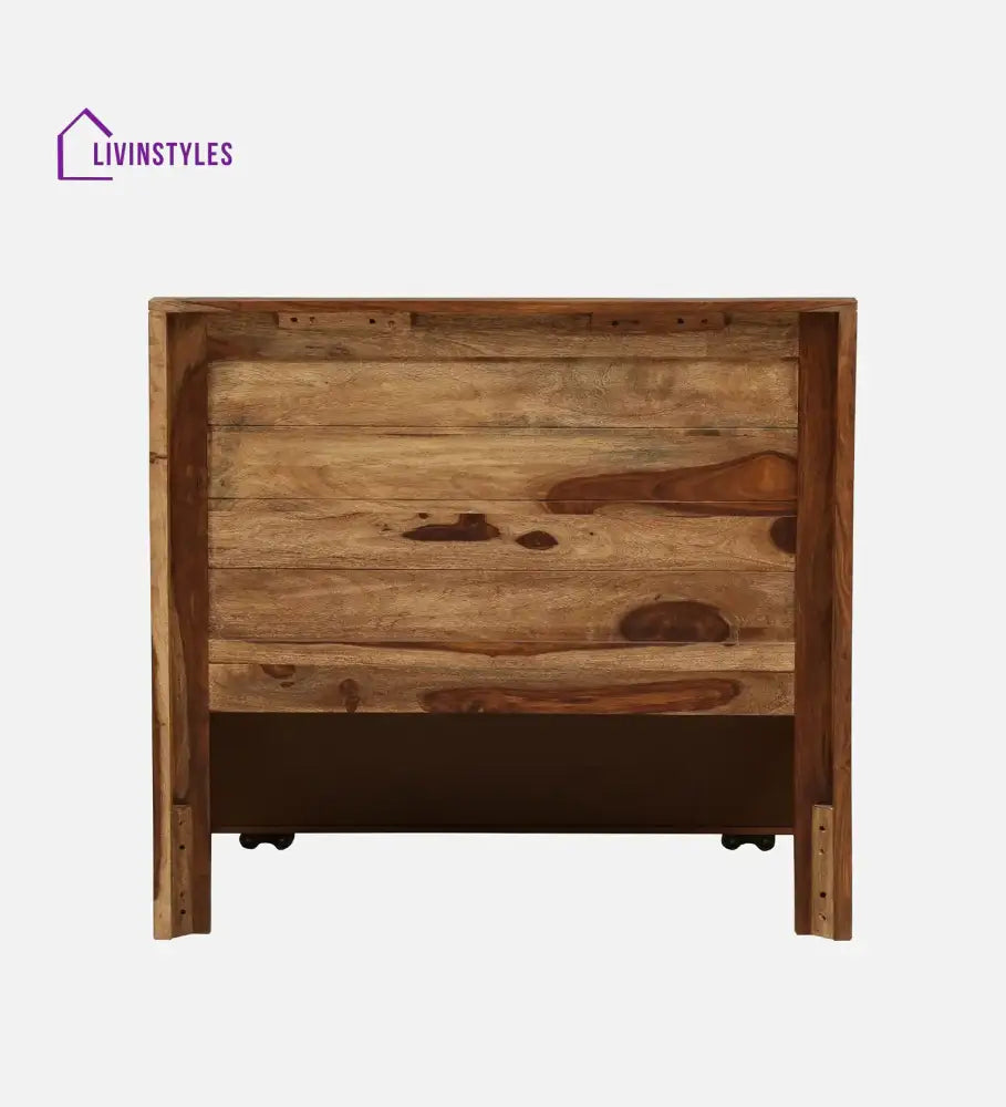 Harmonia Sheesham Wood Single Bed With Storage Bedroom Furniture Sets