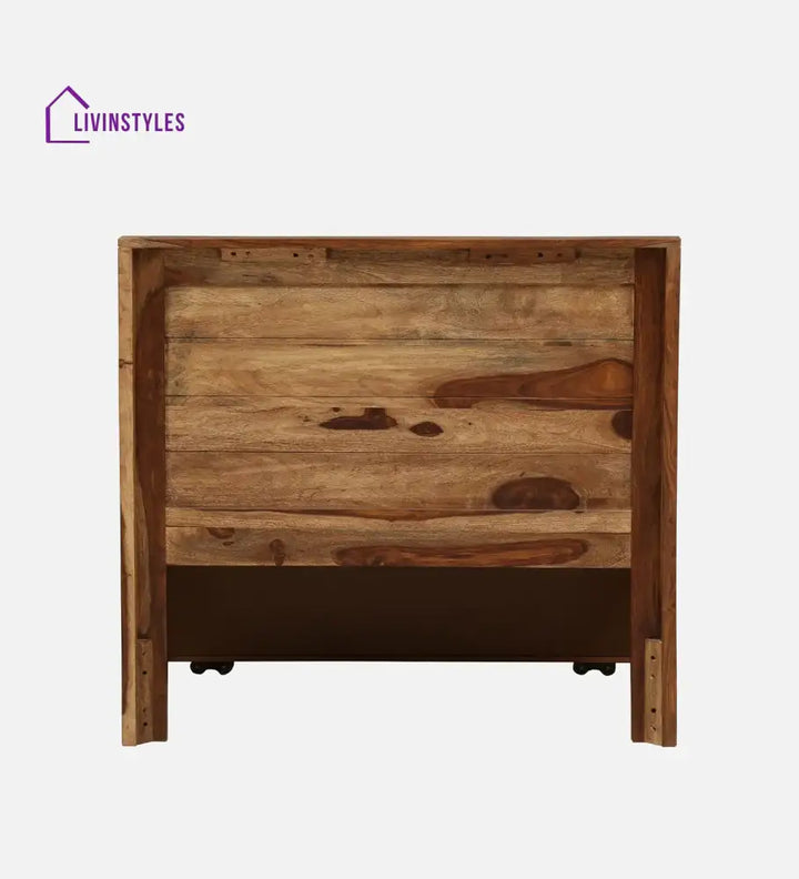 Harmonia Sheesham Wood Single Bed With Storage Bedroom Furniture Sets