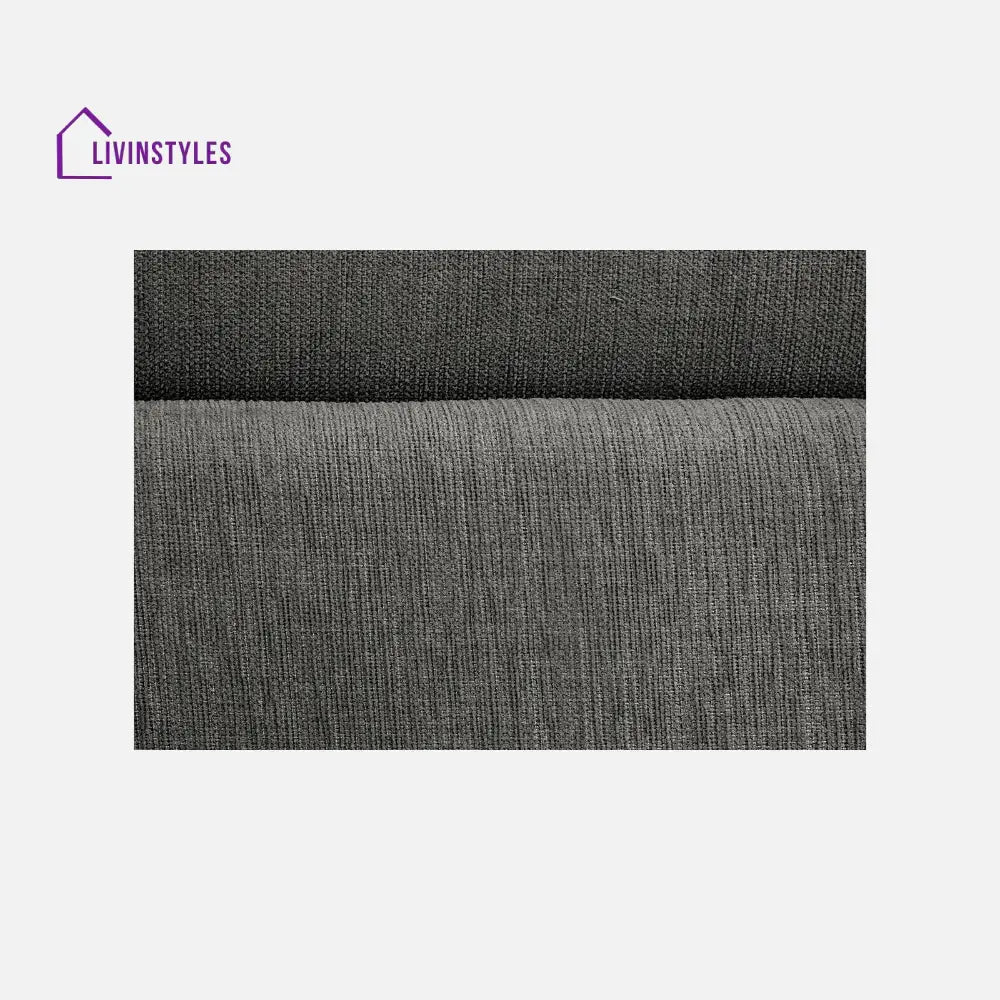 Yeremey Graphite Grey Fabric Sofa cum Bed
