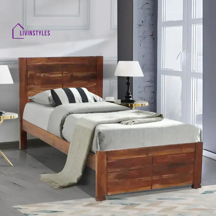 Moscow Solid Wood Single Beds Natural Bedroom Furniture Sets