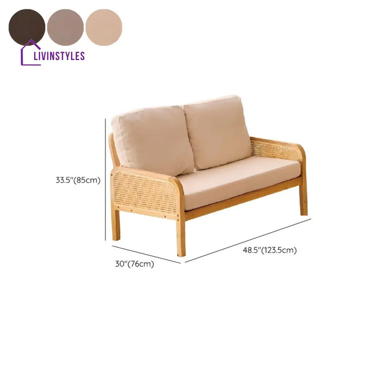 Yojita Solid Wood 3 + 2 + 1 Sofa Set for Living Room